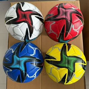 Balón de Fútbol de PVC/PU de Talla 5, Nuevo, al Por Mayor, de Buena Calidad y Precio Económico, con Logotipo Personalizado, para Entrenamiento y Partidos, para Clubes y Escuelas - Product Image 1