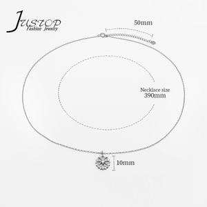 Collar con Colgante de Plata de Ley 925 Vintage con Circonita para Mujer, Niñas, Regalo de Compromiso, Boda, Aniversario, Navidad - Product Image 3