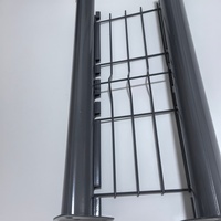 Panel de Malla Metálica 3D, Valla de Seguridad de Acero Galvanizado con Recubrimiento de PVC para Granjas, Jardines y Construcción