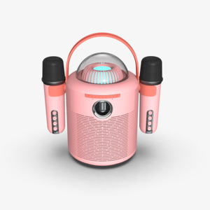Cheap RGB Light Bt Speaker Karaoke Handheld Ktv Micrófono inalámbrico Hifi Speaker Portable Karaoke Speaker con 2 Mic - Product Image 1