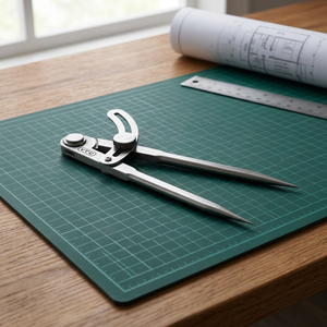 เครื่องมือช่างโลหะและไม้ ขนาด 18 นิ้ว พร้อมวงเวียนวัดมุม 450 มม. - Product Image 3