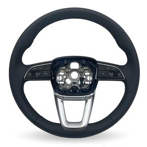 Volant de direction en cuir pleine fleur personnalisé pour Audi A7 S4 C8 C7.5 <span class=keywords><strong>RS6</strong></span> C8 Q5 A5 RS5 <span class=keywords><strong>RS6</strong></span> RS7 S3 S5 - Product Image 1