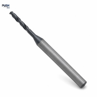 Foret hélicoïdal en carbure monobloc D938-A3C-0200 2mm 3xD avec refroidissement interne, outils de perçage CNC pour l'acier