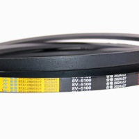 Courroie trapézoïdale étroite en caoutchouc 8V 8V5100, largeur 25,5 mm, pour transmission de machines agricoles et industrielles, personnalisation OEM, options NR/CR