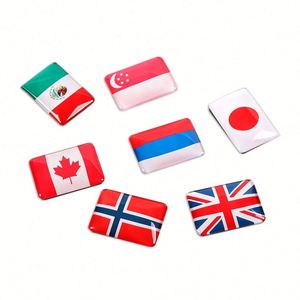 Hot Selling Custom 3D Glass Cabochon Customize Colorful Flags of Different Countries <b>Fridge</b> Crystal Magnet - Product Image 6