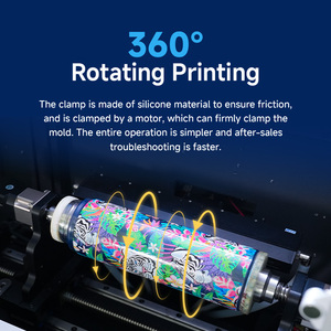 طابعة كينجيت الدوارة للزجاجات والأكواب الحرارية، آلة طباعة بزاوية 360 درجة، طابعة نفث حبر للأسطوانات الغازية - Product Image 3