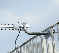 Haut-Gain 25dBi pour SMA mâle antenne sans fil extérieure 4G/2.4G WiFi amplificateur 1.5m câble Omni Yagi antenne Communication