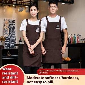 Không Thấm Nước Unisex Vải Tạp Dề Mới In Thiết Kế Văn Bản Cho Nhà Bếp Nhà Hàng Cafe Hoa Cửa Hàng Nghệ Thuật Phòng Thu Bồi Bàn Bảo Hộ Lao Động - Product Image 2