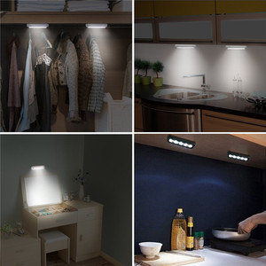 Luz <span class=keywords><strong>LED</strong></span> para Armario, Adhesiva, Inalámbrica, para el Hogar, Luz Nocturna <span class=keywords><strong>LED</strong></span> para Armarios, Escaleras - Product Image 5