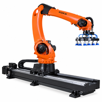 Robot industriel 5 axes KUKA KR180 R3200 pour la manutention et la palettisation, charge utile 180 kg, station de travail - Offre Spéciale