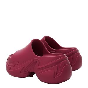 Sandales à plateforme à bout ouvert tendance pour femmes, en EVA, à semelle super épaisse, respirantes, augmentant la taille, antidérapantes, tongs d'été - Product Image 1