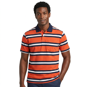 Piqué de algodón puro 100% para camiseta de polo Estilo formal Impreso personalizado y hilo teñido de varios colores Precios bajos en la India - Product Image 4