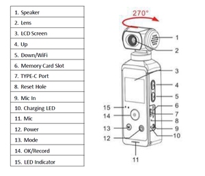 Vente flash : Caméra sportive étanche ABS-850H 30 mètres, prise de photos 12K, enregistrement vidéo 5K - Product Image 2