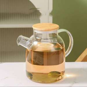 Чайник прозрачный из боросиликатного стекла, 1 л - Product Image 3