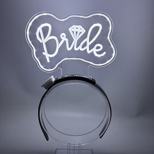 Nuovo LED da sposa fascia da addio al celibato forniture fasce luminose per la testa da donna - Product Image 3