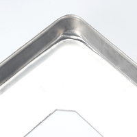 BNS Moderne 304 Edelstahl Dekorative Flanschabdeckung für Treppengeländer-Basisabdeckungen