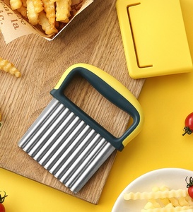 Accessori per Gadget da cucina industriale in acciaio inox manuale coltello ondulato per taglio di patate e <span class=keywords><strong>carote</strong></span> - Product Image 3