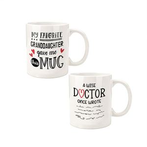 Wholesale White Ceramic Coffee <b>Mug</b> 11Oz Custom Logo Heat Transfer Printing for Brand Promotion - Product Image 2