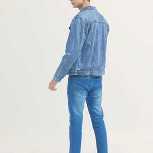 Vestes en jean pour hommes légères, fabriquées sur mesure, en matériau de haute qualité, respirantes, à séchage rapide, nouvelle arrivée - Product Image 2