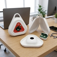 Boîte d'emballage en pulpe moulée sur mesure en gros pour usine, emballage écologique en papier adapté pour TWS