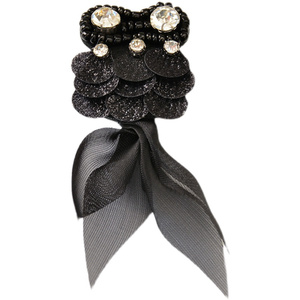 Bán buôn tùy chỉnh Chenille các bản vá lỗi với sắt ủng hộ thêu túi Giày phụ kiện Thêu Kim Cương vá - Product Image 2