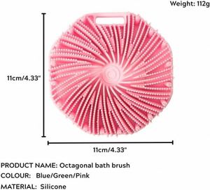 Unisex Multi-Functional Comfortable Silicone <b>Bath</b> <b>Brush</b> Custom Logo Soft-Bristled Massage Body <b>Brush</b> Quality Cleaning <b>Brushes</b> - Product Image 2
