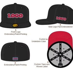 Gorras de Béisbol Lisas Ajustables de 6 Paneles al por Mayor, Gorras de Poliéster sin Estructura para Hombre, Personalizables con Logotipo Bordado - Product Image 2
