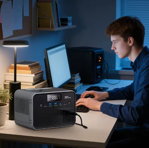 300W Portable Power Station 288Wh LiFePO4 <strong>Battery</strong> Support OEM Custom Logo Solar Generator for Outdoor Backup Power Mobile OEM - Product Image 4