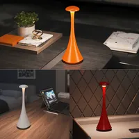 Lampe de bureau d'apprentissage à trois températures de couleur rechargeable, lampe de bureau portable à atténuation tactile, batterie LED
