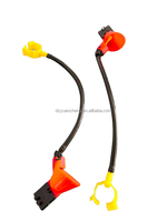 Abreuvoir automatique pour poulets, système d'abreuvement pour lapins, avec clip de fixation en plastique pour cartes, tubes et coupelles d'eau pour volailles de combat en cage