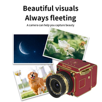 Appareil photo numérique de style Hasselblad vintage M31, caméra de vlogging 4K, zoom 16x, appareil photo professionnel rétro pour la photographie, cadeaux