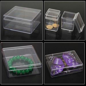 小型PPプラスチックケース 高品質 ハードクリアキューブ型 無菌正方形 ステッカー包装用 透明プラスチックボックス - Product Image 4