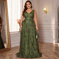 Robe de soirée formelle pour mère de la mariée, grande taille, bordeaux, à fleurs, en tulle et sequins, col en V, sans manches, coupe trapèze, longueur ras du sol