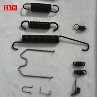 Ressorts de tension en fil métallique à double crochet, robustes, à bobine épaisse, polis, pour usage industriel et automobile