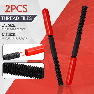 Set pengejar ulir Universal 42 buah, Kit perbaikan ulir ulang dengan UNF UNC dan ukuran metrik alat kendaraan - Product Image 6
