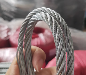 Bon prix 1mm 1.5mm 2mm 3mm 4mm 5mm 6mm 7mm 8mm 9mm 10mm AISI SUS 304 316 câble métallique en acier inoxydable - Product Image 3