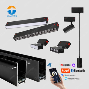 Lumière de piste Led réglable à 360 degrés, lumière de piste à faisceau réglable avec Angle d'inclinaison réglable, appareil d'éclairage de piste - Product Image 2