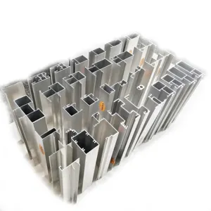 Bingkai Jendela Pintu Kaca Geser Cina Kustom Profil Ekstrusi Aluminium