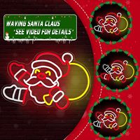 Neonawall Geschenkideen Weihnachtsmann LED-Neonschild für Weihnachten Schlafzimmer Wohnzimmer & Party-Dekoration Geschenk