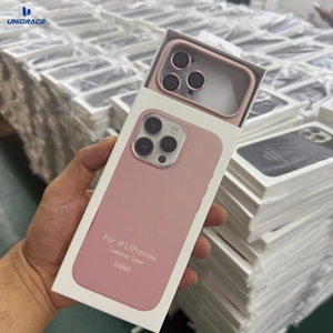 Funda de Cuero Oficial para <span class=keywords><strong>iPhone</strong></span> 17 Pro, Funda para <span class=keywords><strong>iPhone</strong></span> 17, Funda Trasera para <span class=keywords><strong>iPhone</strong></span> 13 Pro Max - Product Image 2