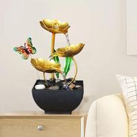 Fuentes de Agua Minimalistas para Escritorio, Cascada Interior, Fuente de Mesa, Cascada Fluida para Decoración de Oficina y Hogar