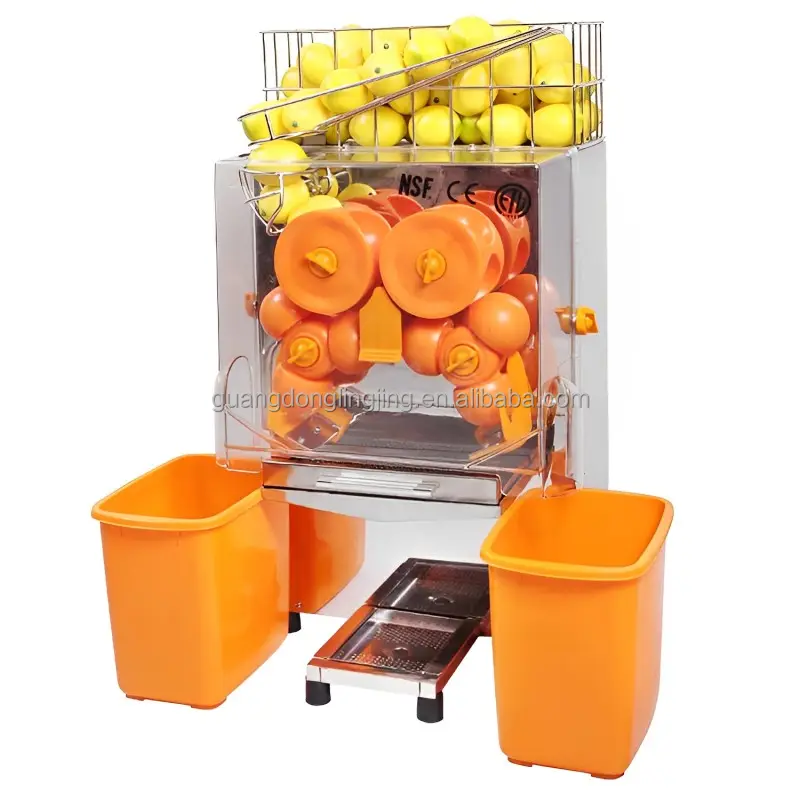 Commercial Automatic Orange Citrus Lemon Juice Making Machine Juice Squeezer Extractor For Bar Supermarket