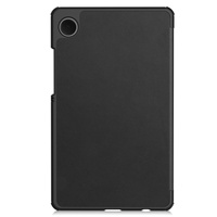 Housse pour Samsung Galaxy Tab A9 8,7 pouces X110 X115 2023, étui à rabat en cuir premium avec support pliable SM-X110 SM-X115