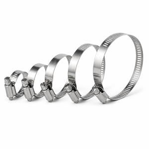 Abrazaderas de Manguera de Acero Inoxidable 304, Clips para Tuberías de Agua, Gas y Lavadora - Product Image 1