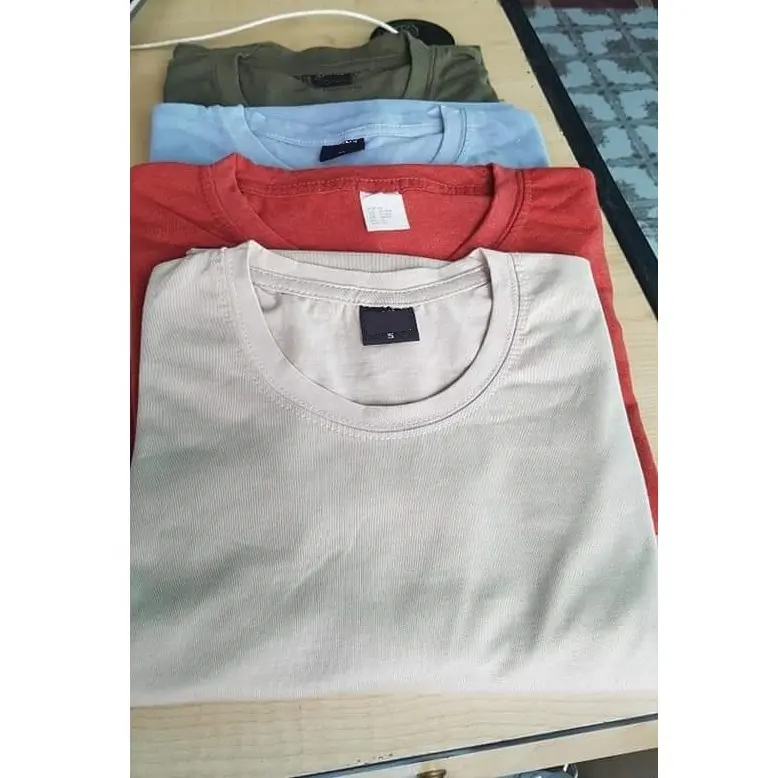 Summer Men's Top Short Sleeve T Shirt Wholesale Quantity Tshirt Branded Garment Clothes XXL Cotton Bleached T shirts BD Supplier