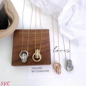 Regalo di coppia di coppia per feste di lusso con cerchio a doppio strato di cristallo naturale colorato di alta qualità - Product Image 1