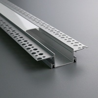 Plâtre sans couture de vente directe d'usine dans le profil en aluminium du mur LED pour le profil sans garniture de plafond