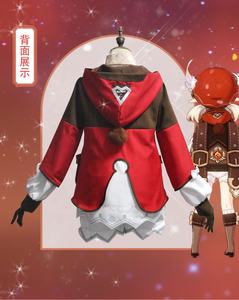 Disfraz de <span class=keywords><strong>Genshin</strong></span> <span class=keywords><strong>Impact</strong></span> <span class=keywords><strong>Klee</strong></span> Spark Knight para Navidad, traje de fiesta, uniforme, Halloween, Carnaval, bolsa, mochila - Product Image 4