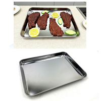 Plateau de cuisson multifonctionnel en acier inoxydable, directement de l'usine, pour la cuisine, rectangulaire, pour la cuisson à la vapeur