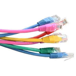 Cat6 UTP FTP Cable de conexión SFTP Cable RJ45 Jump Cable 1M 3M 5M 10M redondo o plano parche cable